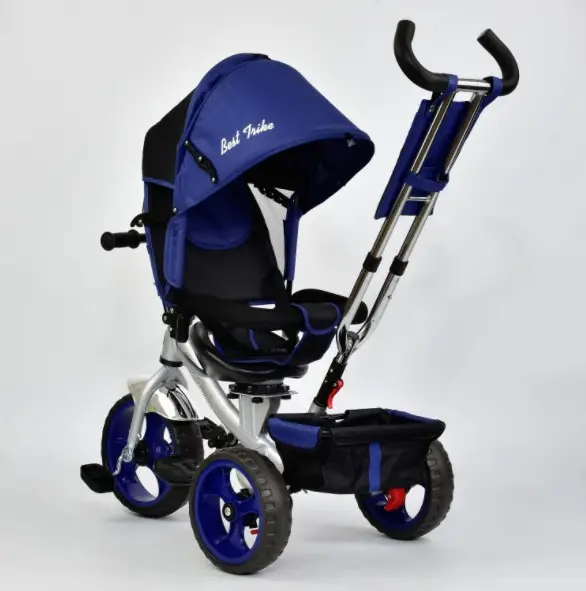 Велосипед триколісний Best Trike (5700 4230) синій з поворотним сидінням 5700-4230 фото