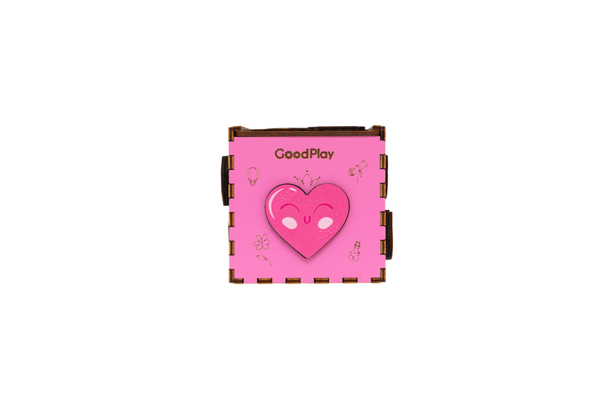 Кубик-сортер GoodPlay "Казковий світ" 12х12х12 см CUB-4-005 фото