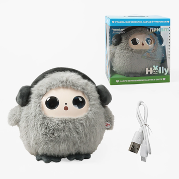 Іграшка зі штучним інтелектом Holly H-21036 (12) ОЗВУЧУВАННЯ УКР. МОВОЮ, 50+ мов, голосове спілкування, ігри, новини, казки, LED oчі, WiFi, в коробці 193218 фото